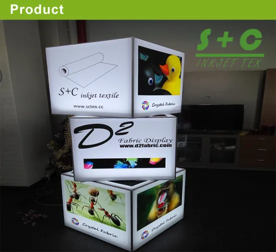 woven Fabric digital textile product light box material