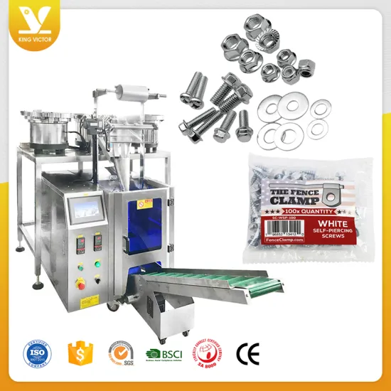 Automatic Visual Cabinet Hardware Cap Screw Counting and Packing Machine