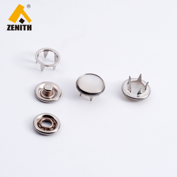 Custom Designed Metal Plated Jacket Grippers with Logo: Round & Square Shape, featuring MPC10011 Fashion Five-Paws Snap Buttons