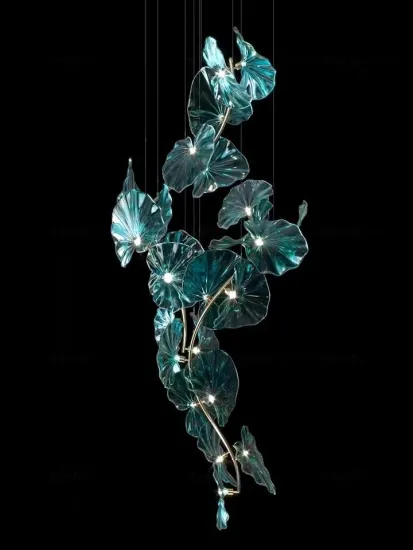 Custom Indoor Decoration Crystal Chandelier For Hotel Villa