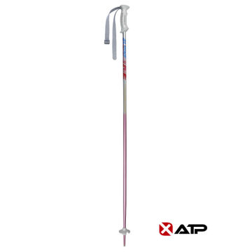 Pole de ski de ski de boucle de poignée de boucle en caoutchouc en caoutchouc en aluminium XATP