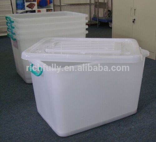 2015 New product nestable stackable plastic storage box with lids, shoe storage box, box storage