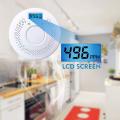 LED display wholesale photoelectric smoke alarm household co combination carbon monoxide and smoke detector