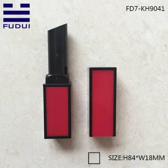 Custom square cosmetic lipstick tube packaging wholesale
