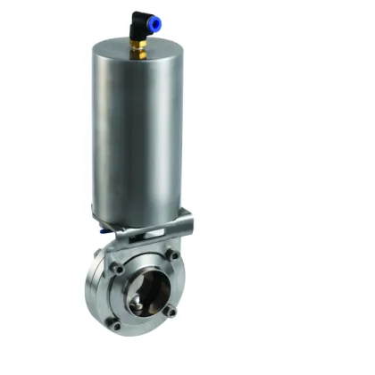 Threaded Butterfly Valve AISI 304/316L Duck Tip Type/Welded