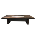 wooden conference table for meeting