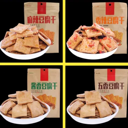 Traditional Dried Tofu | Braised Tofu Snacks