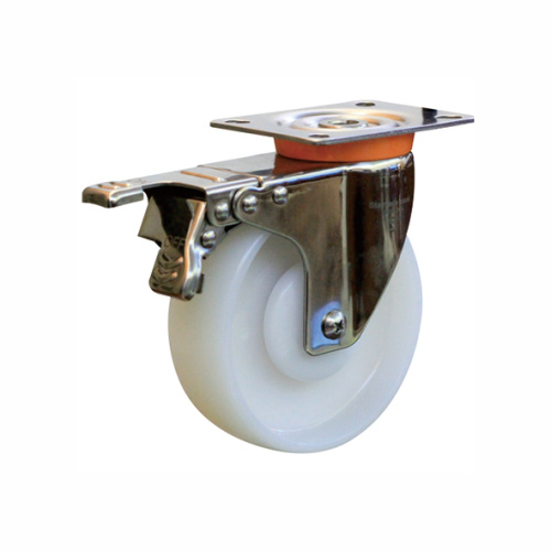 European Style Brake Stainless Steel Casters