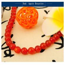 Bracelet Agate Rouge Naturel