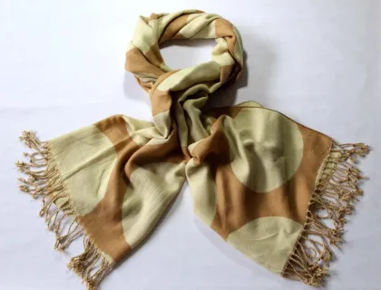 Jacquard warm scarf