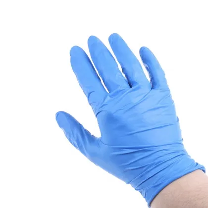 Health care disposable medical grade nitrile glove