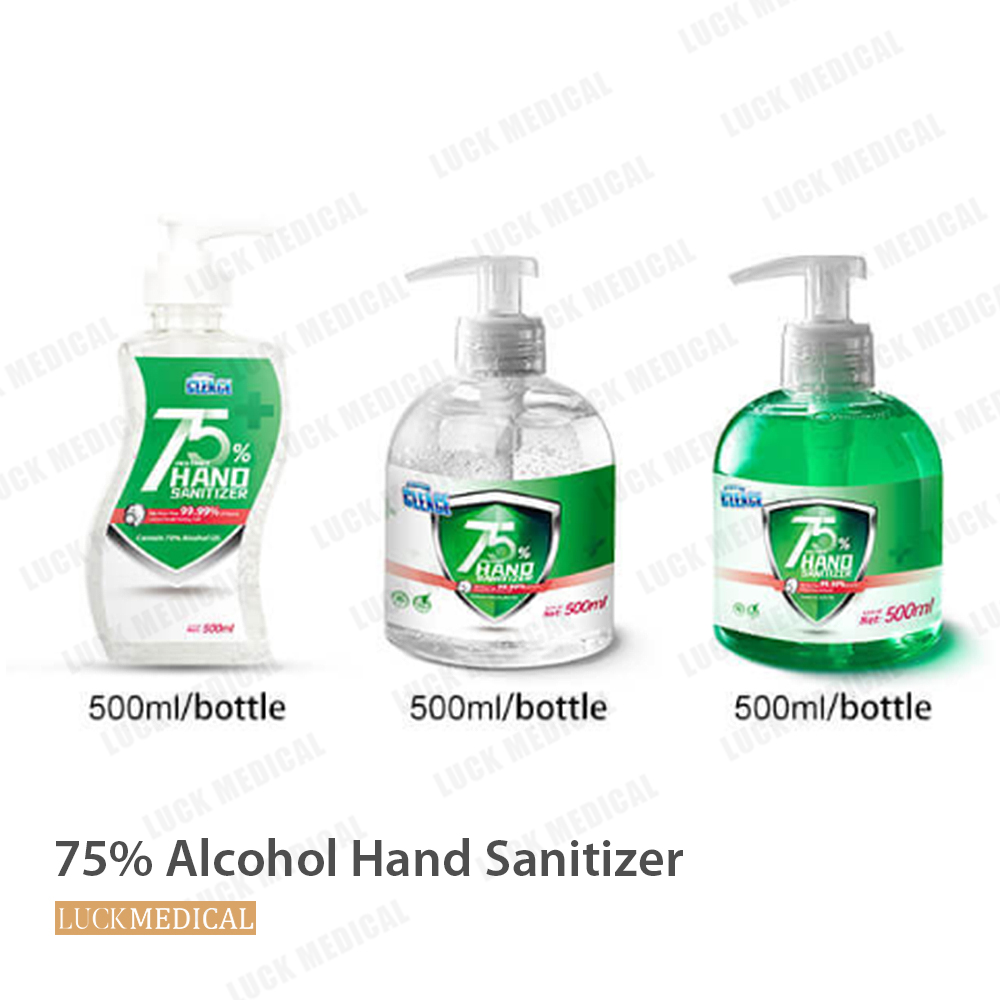 Eco-friendly Disinfectant 75% Alcohol Hand Sanitizer