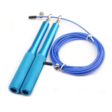 Top Selling Professional Self-Locking Double Bearing Skipping Ropes with PVC Steel Wire Core and Adjustable Aluminum Alloy Handles