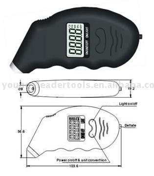 2 in 1 Digital Type Gauge