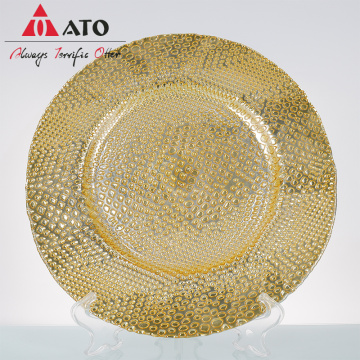 ATO 13 Zoll Gold Farbglas Ladeplatte