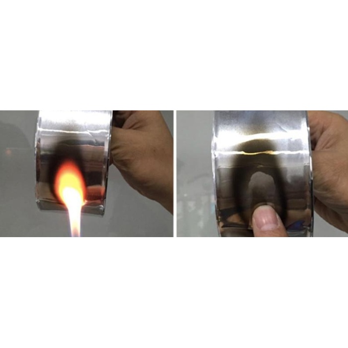 Ruban de papier d'aluminium non inflammable