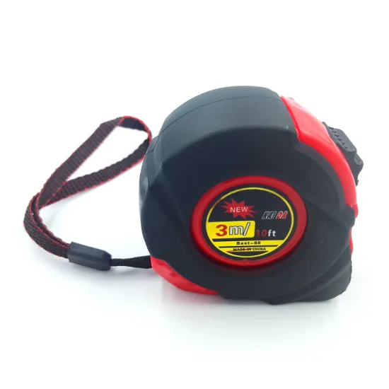 2021 high-quality chrome double sides rubber tape measure