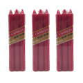 Чырвоны колер конуснай свечкі як свечкі з Адвэнтам Менора