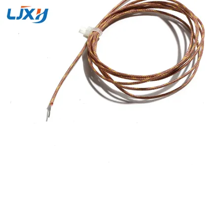 LJXH GG-K-30-SLE High Precision K-Type Thermocouple Probe with Fiberglass Wire