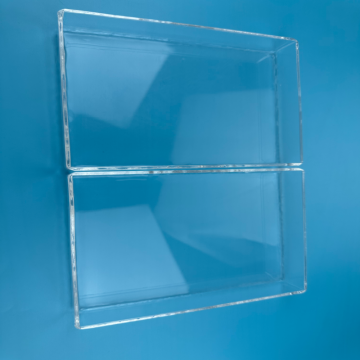 High Temperature Corrosion Resistance Test Petri Dish - Quartz Glass Square Cylinder