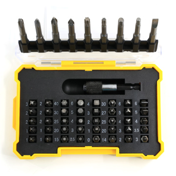 Professional 50-Piece Magnetic Screwdriver Bit Set: Precision Screwdriver & Drill Bits Kit with Bit Holder