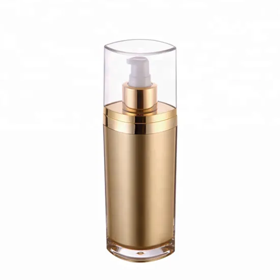 luxury unique acrylic cosmetic packaging lotion bottle
