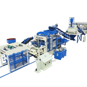 Cement Brick Machinery QT12-15 Hollow Brick Making Machine