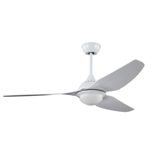 3-Blades White Modern Decorative Fan Lamo with LED