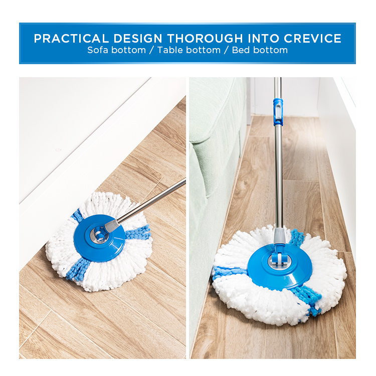plastic basket spin mop