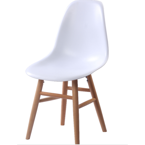 Modern eames dining side chair with footrest