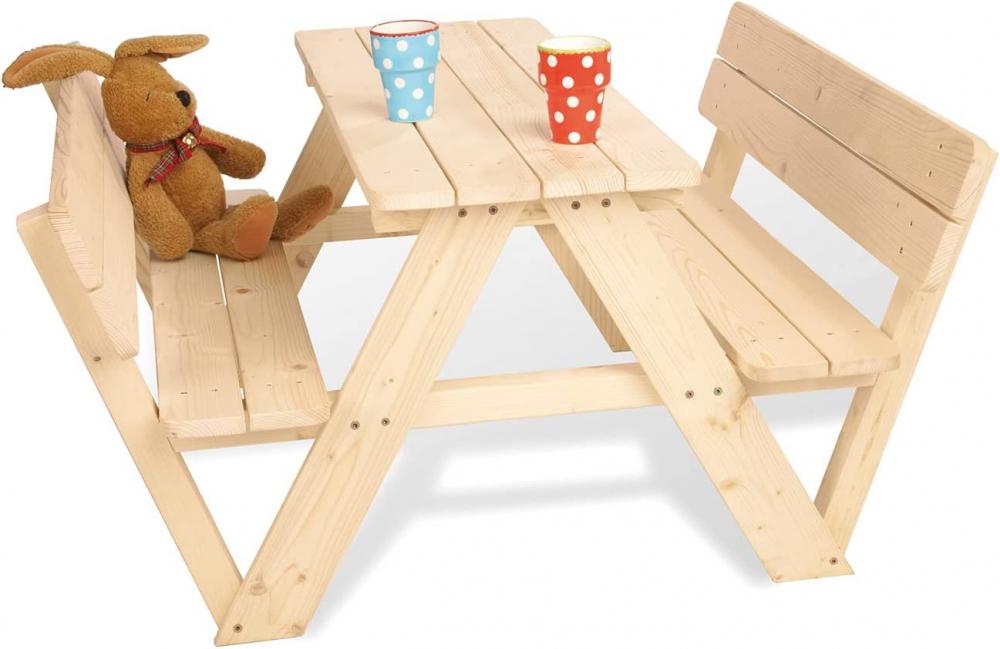 Nicki for 4 with Backrest Picnic Table