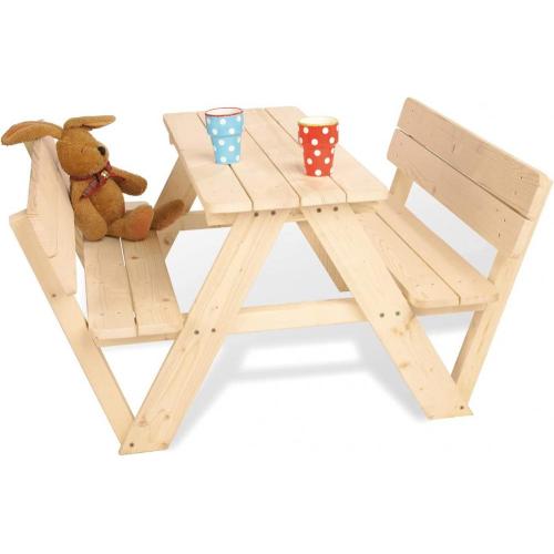 Nicki for 4 with Backrest Picnic Table