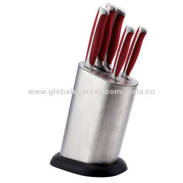 Butcher knives with steel head handle