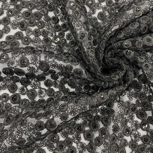 3D Dots Circle Design For Classic Embroidery Fabric