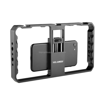 PC06 Metal Universal Phone Video Cage Rig Kit for Vlogging & Live Streaming