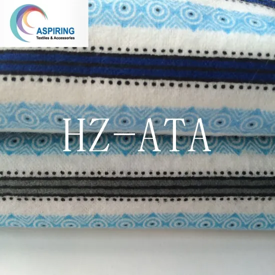 100%Cotton Printed Flannel Fabric for Shirt with Ready Bulk