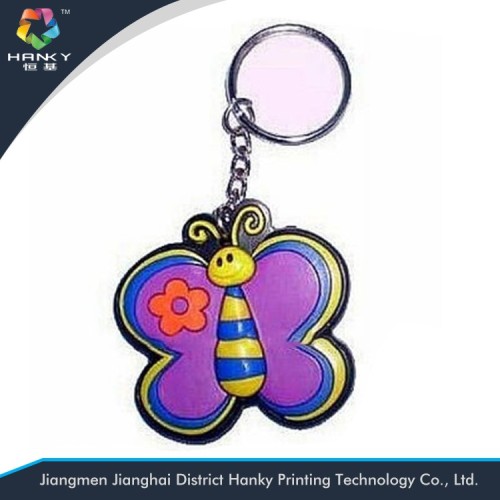 Cute keychain/ Rubber key chain & ring for key