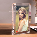 Magnetic clear acrylic photo frame picture holder