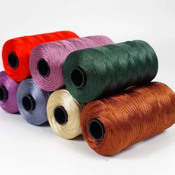 100g Fiber Yarn Hand Crochet Ice silk thread Handmade Bag Hat Fashion Summer Ribbon Rope for Handknitting Hat Yarn