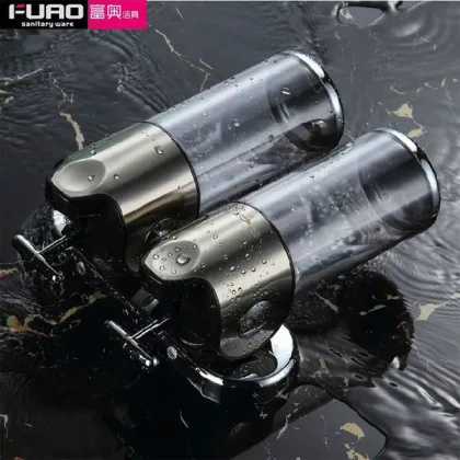 FUAO Attractive and durable ceramic mason jar soap dispenser