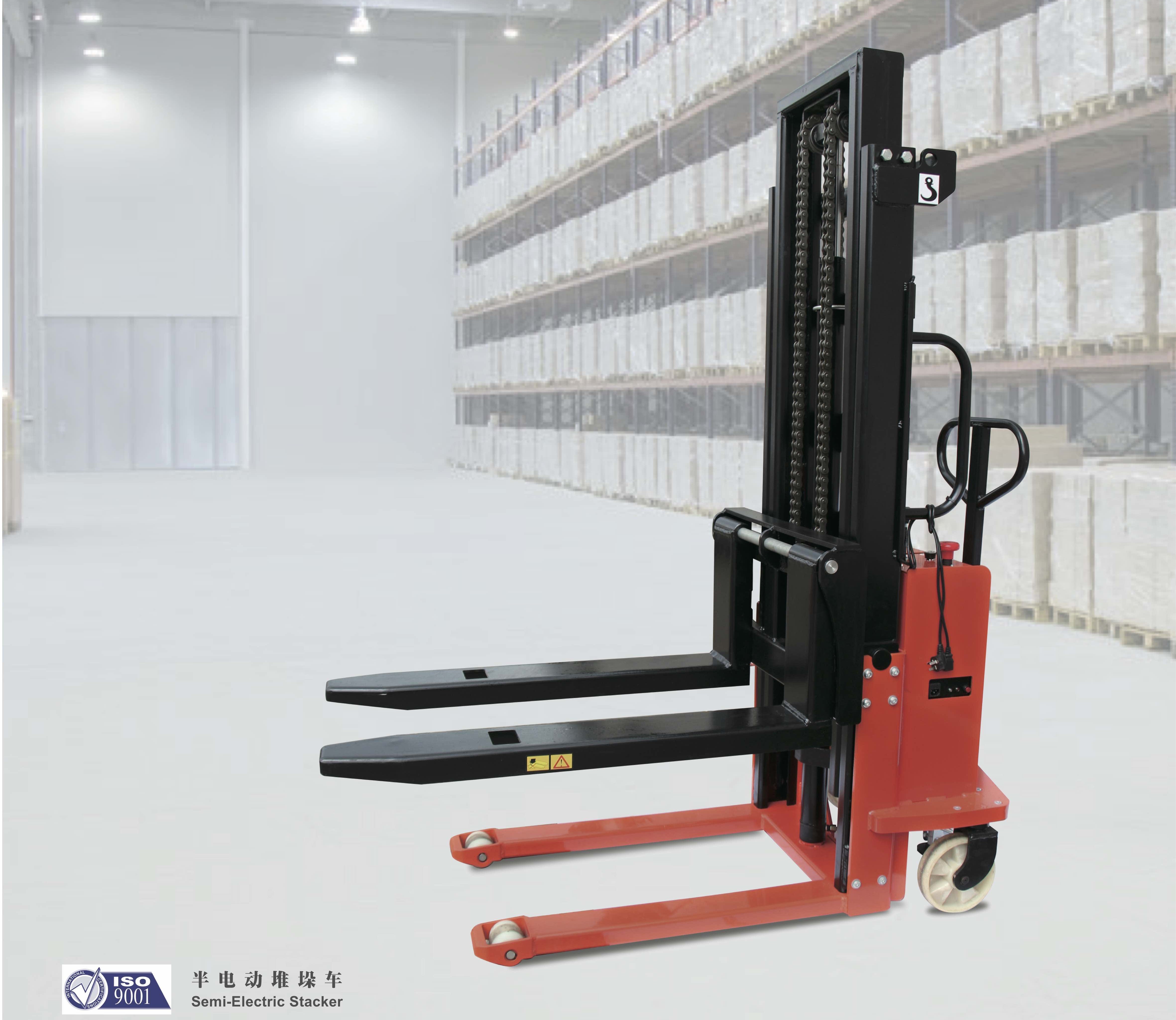 Semi Electric Forklift Stacker