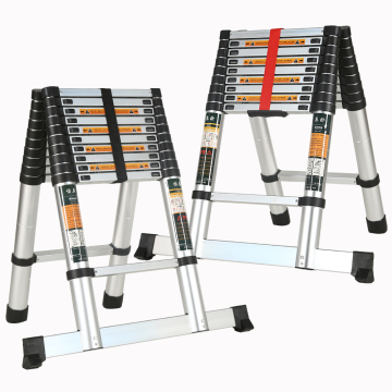 hot sale Telescopic a-frame ladder with double side