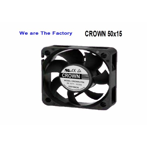 Crown 5015 dc axial 12v 24v DC fan