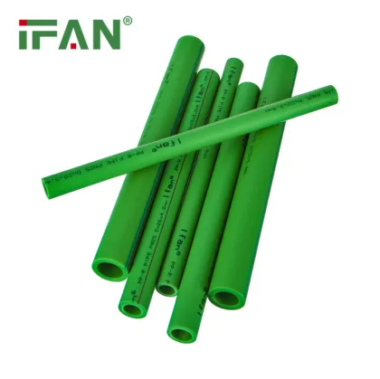 IFAN Green PPR Plumbing Pipes: 20-110mm Pure Plastic PPR Water Pipe PN25
