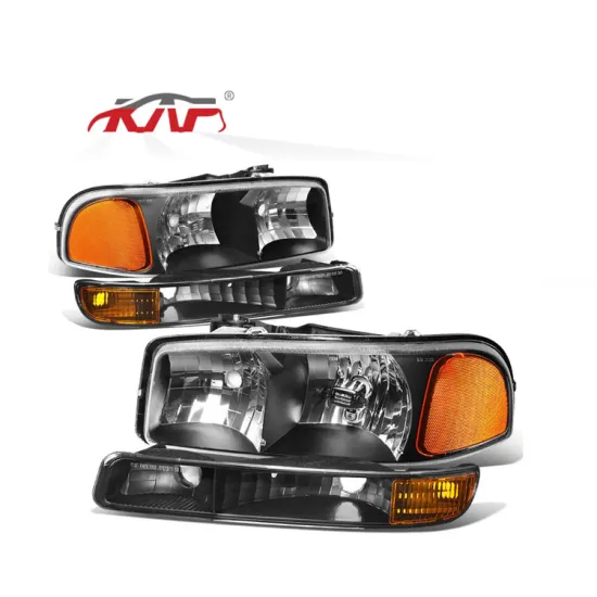 High Performance Black Cover Yellow Headlights GM2503188 for GMC YUKON 1999-2006