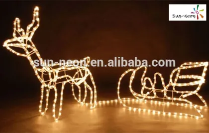 Christmas wire deer fancy decorative deer nice 3d christmas lighting deer