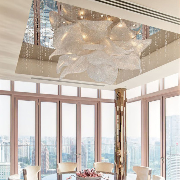Hanging LED Chandelier for Luxury Hotel Wedding Decor