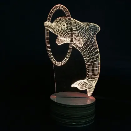 3D table desk lamp for kids children gifts