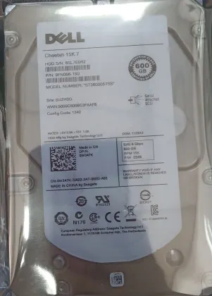 Original Dell W347K 600GB 15K SAS Internal Server Hard Disk for Sale