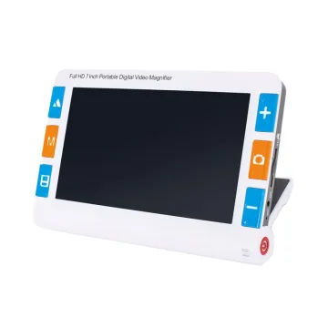 7 Inch Portable Electronic Magnifier for Enhanced Reading by Low Vision Users